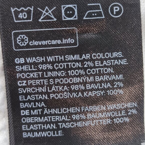 H&M casual pants regular fit grey men's size 34 - Picture 6 of 8